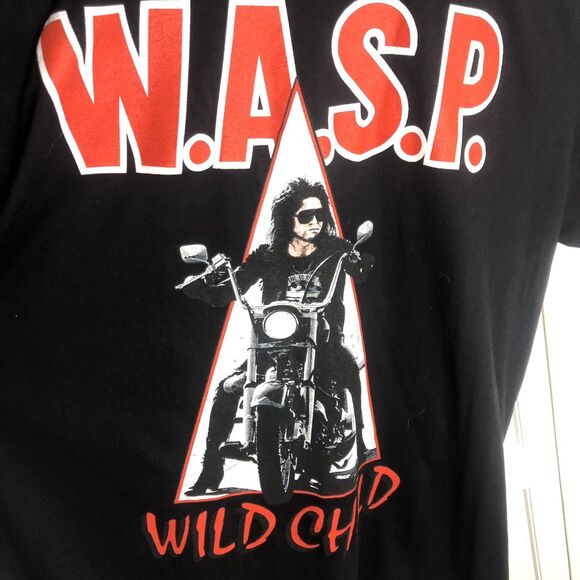 Gildan Other - W.A.S.P. 2022 World Tour T-Shirt "Wild Child" 40 Years Live Black XXL